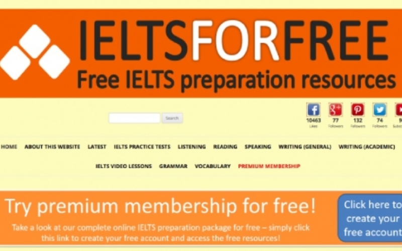 Học IELTS qua phần mềm IELTS Online Tests