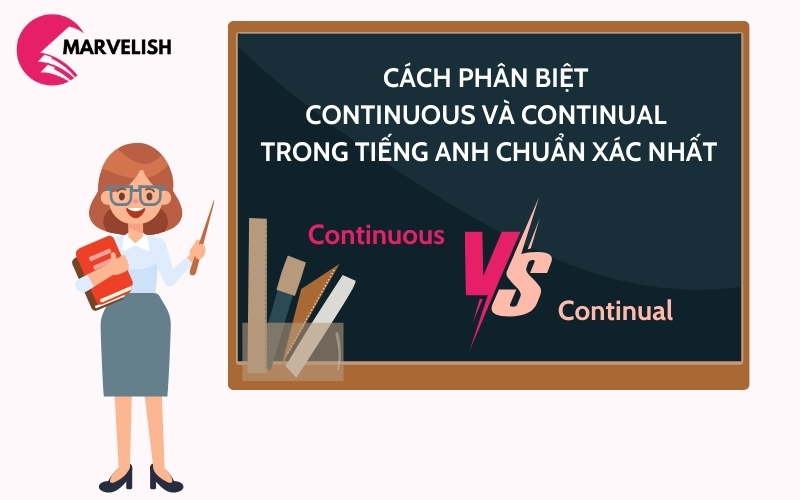 phân biệt continuous và continual