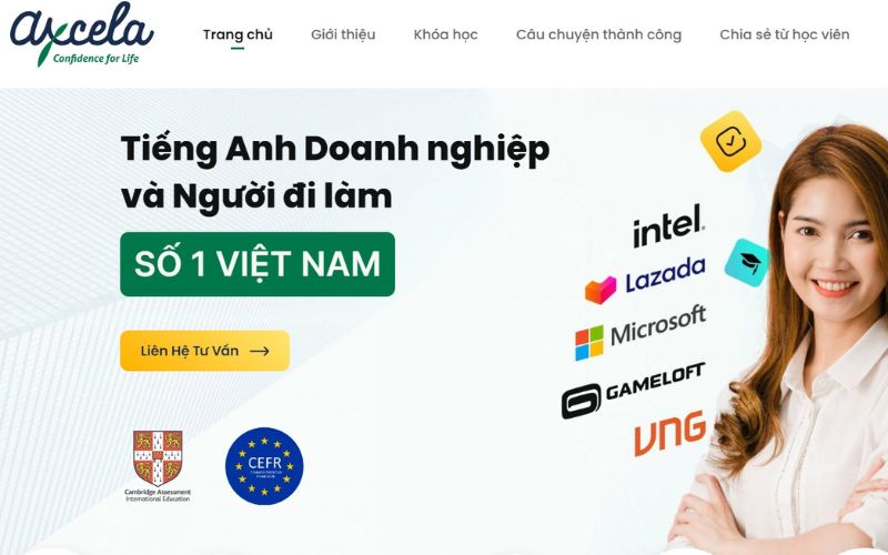 tiếng anh cho dân văn phòng Axcela