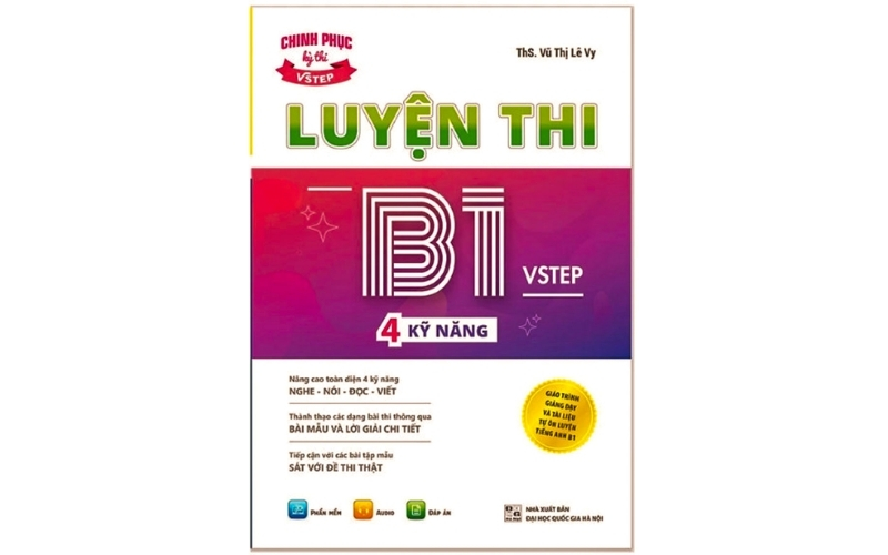 Sách Luyện thi B1 VSTEP 4 kỹ năng