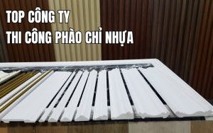 công ty thi công phào chỉ nhựa