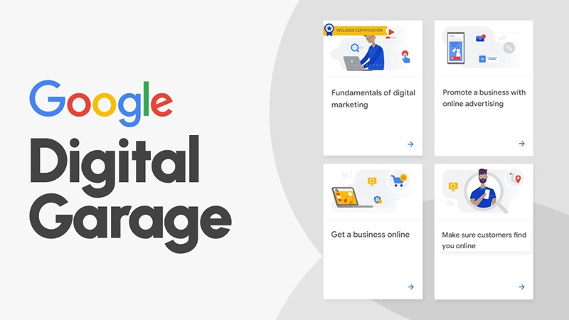 Khóa học Digital Marketing của Google Digital Garage