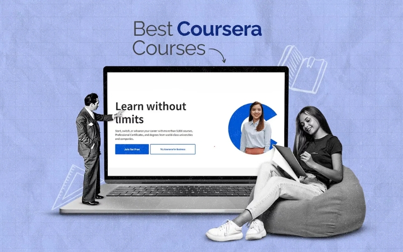 một số khóa học phổ biến trên Coursera