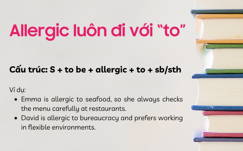 Allergic đi với giới từ gì