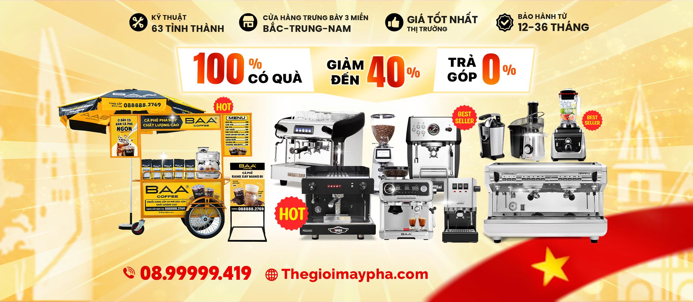 Thế Giới Máy Pha - Cửa hàng bán máy pha cà phê chính hãng, giá tốt