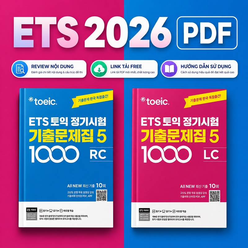 bộ sách ETS TOEIC 2026