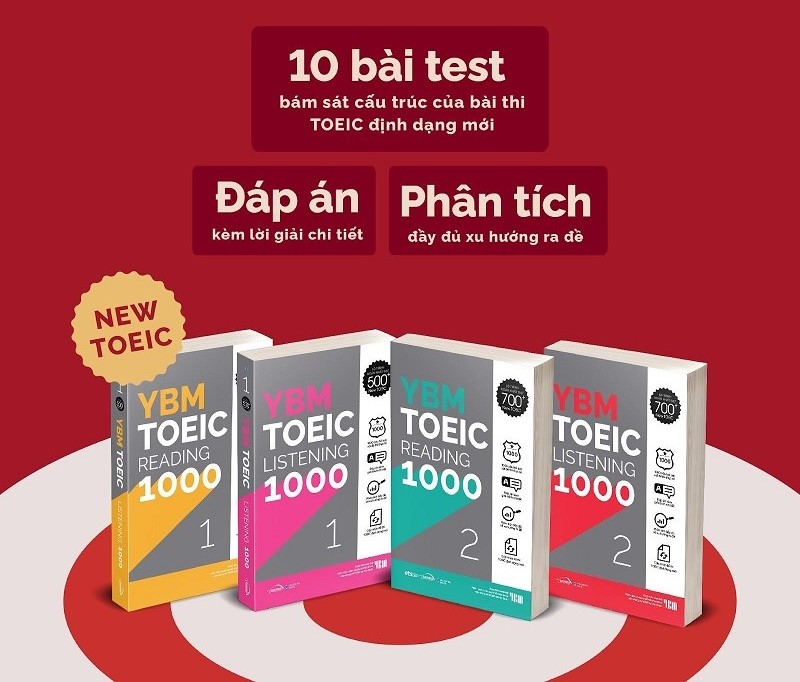 Bộ sách YBM TOEIC Test